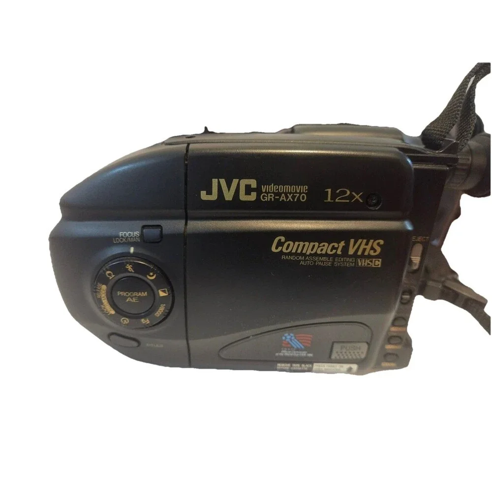 JVC Videomovie GR-AX70U Compact VHS Camcorder VHS-C for parts